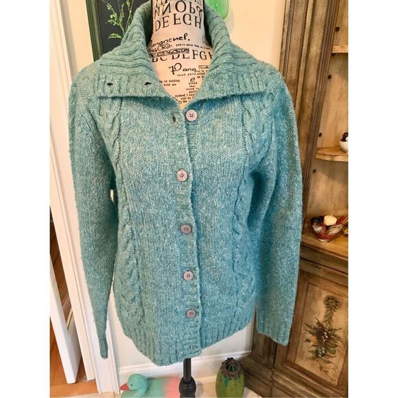 LL Bean Button Up Cardigan - Picture 1 of 6